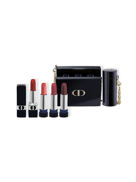 dior lippenstift set tasche|dior minaudiere lipstick set.